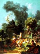 Jean-Honore Fragonard The Lover Crowned oil